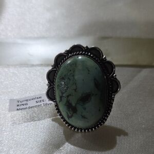Vintage Turquoise and Silver Ring